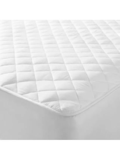 Natural Cotton Quilted Mattress Protector